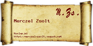 Merczel Zsolt névjegykártya